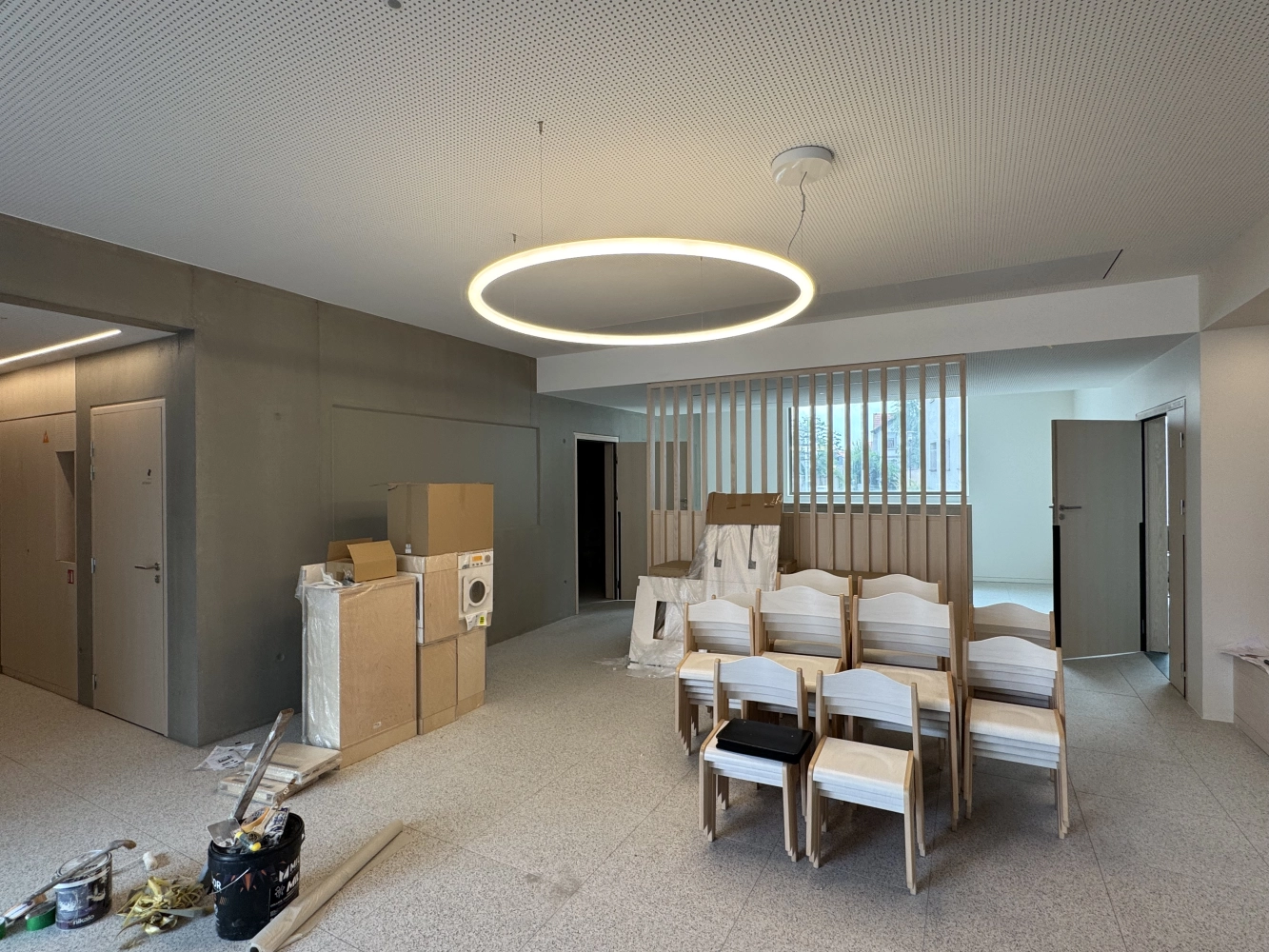 Périscolaire de Drusenheim - Réalisation de l'ensemble des peintures intérieures pour la Ville de Drusenheim
