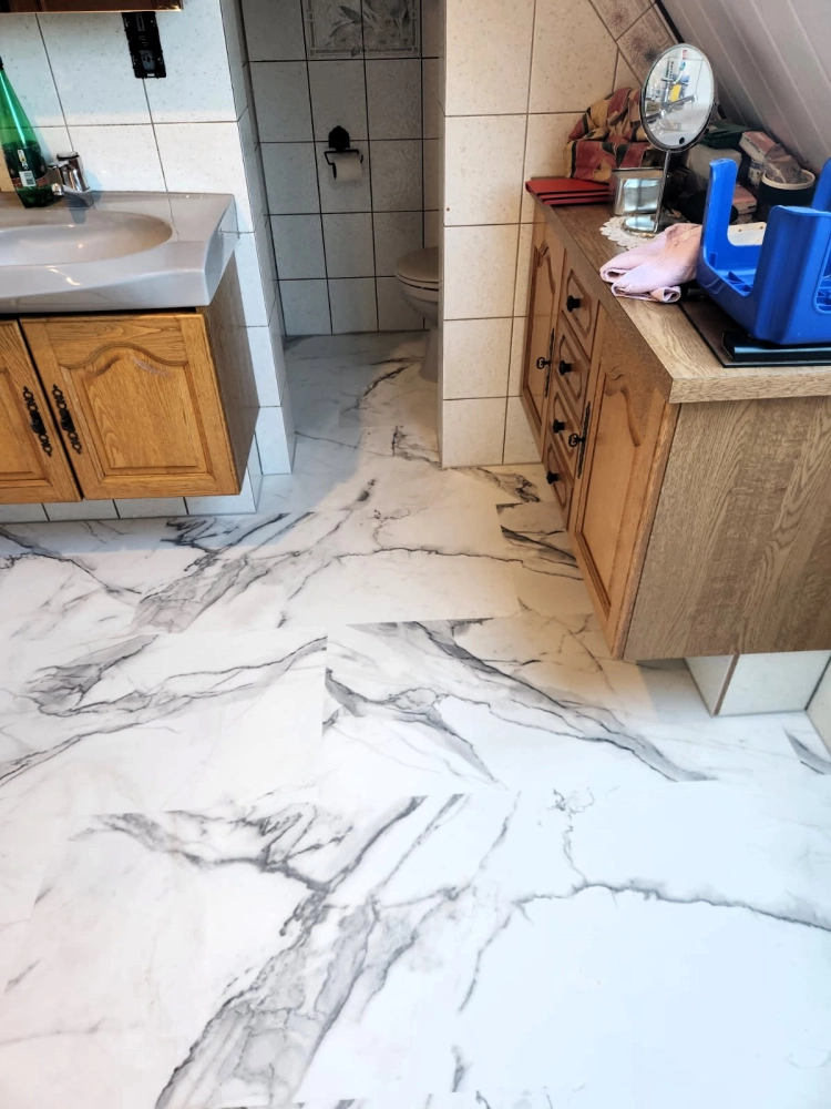 Pose de revêtements de sols LVT