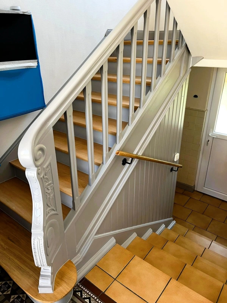 Rénovation d'un escalier en bois